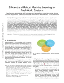 Efficient and Robust Machine Learning for Real-World Systems