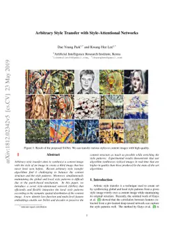 Arbitrary Style Transfer with Style-Attentional Networks