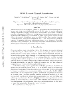 DNQ: Dynamic Network Quantization