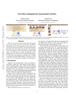 Zero-Shot Anticipation for Instructional Activities