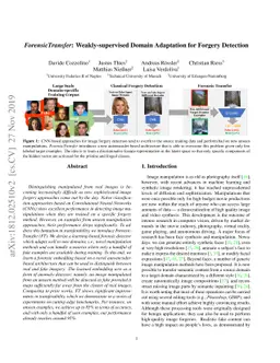 ForensicTransfer: Weakly-supervised Domain Adaptation for Forgery
  Detection