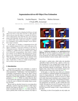 Segmentation-driven 6D Object Pose Estimation
