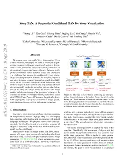 StoryGAN: A Sequential Conditional GAN for Story Visualization