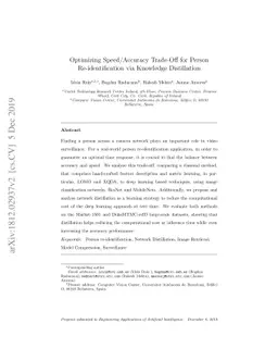 Optimizing speed/accuracy trade-off for person re-identification via
  knowledge distillation