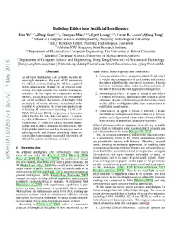 Building Ethics into Artificial Intelligence