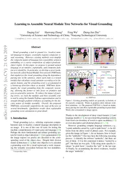 Learning to Assemble Neural Module Tree Networks for Visual Grounding