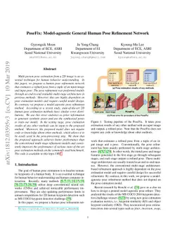 PoseFix: Model-agnostic General Human Pose Refinement Network