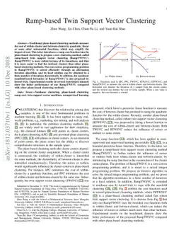 Ramp-based Twin Support Vector Clustering