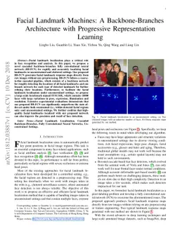 Facial Landmark Machines: A Backbone-Branches Architecture with
  Progressive Representation Learning