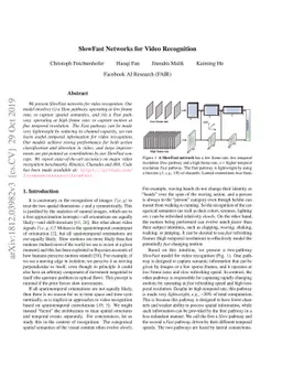 SlowFast Networks for Video Recognition
