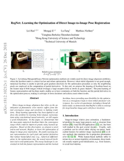 RegNet: Learning the Optimization of Direct Image-to-Image Pose
  Registration