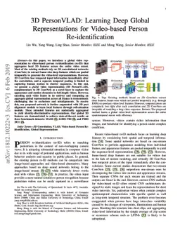 3D PersonVLAD: Learning Deep Global Representations for Video-based
  Person Re-identification