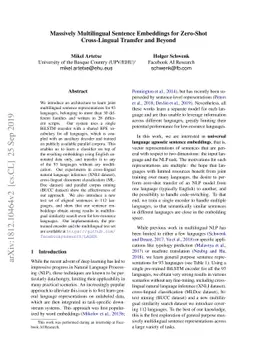 Massively Multilingual Sentence Embeddings for Zero-Shot Cross-Lingual
  Transfer and Beyond