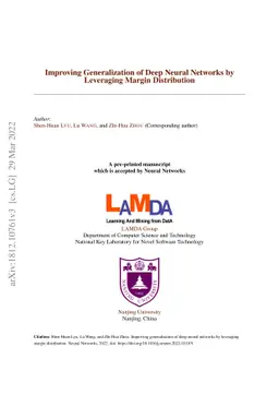 Improving Generalization of Deep Neural Networks by Leveraging Margin
  Distribution
