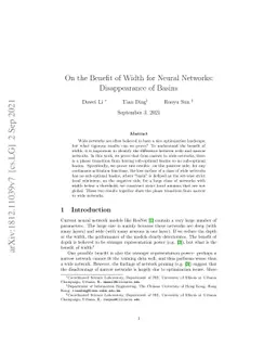 On the Benefit of Width for Neural Networks: Disappearance of Bad Basins