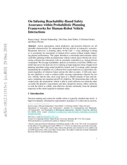 On Infusing Reachability-Based Safety Assurance within Probabilistic
  Planning Frameworks for Human-Robot Vehicle Interactions