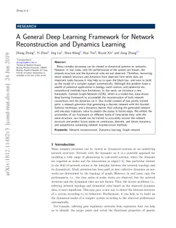A General Deep Learning Framework for Network Reconstruction and
  Dynamics Learning