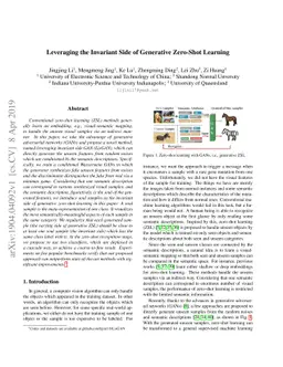 Leveraging the Invariant Side of Generative Zero-Shot Learning