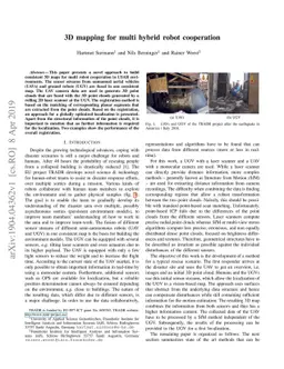 3D mapping for multi hybrid robot cooperation