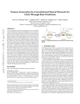 Feature Generation by Convolutional Neural Network for Click-Through
  Rate Prediction