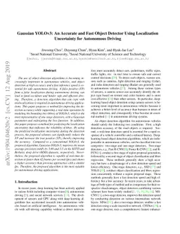 Gaussian YOLOv3: An Accurate and Fast Object Detector Using Localization
  Uncertainty for Autonomous Driving