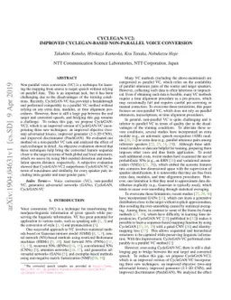 CycleGAN-VC2: Improved CycleGAN-based Non-parallel Voice Conversion