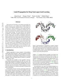 Label Propagation for Deep Semi-supervised Learning