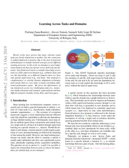 Learning Across Tasks and Domains