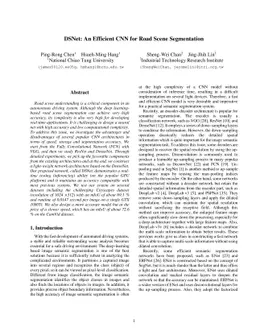 DSNet: An Efficient CNN for Road Scene Segmentation