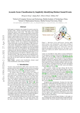 Acoustic Scene Classification by Implicitly Identifying Distinct Sound
  Events