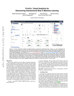 FairVis: Visual Analytics for Discovering Intersectional Bias in Machine
  Learning