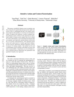 Attentive Action and Context Factorization