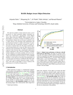 BAOD: Budget-Aware Object Detection