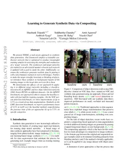 Learning to Generate Synthetic Data via Compositing
