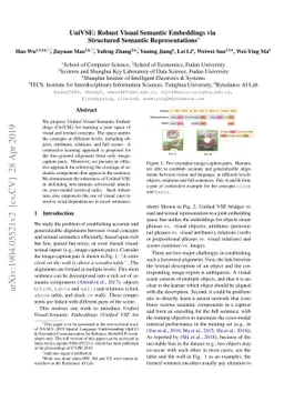 UniVSE: Robust Visual Semantic Embeddings via Structured Semantic
  Representations