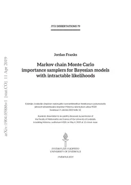 Markov chain Monte Carlo importance samplers for Bayesian models with
  intractable likelihoods
