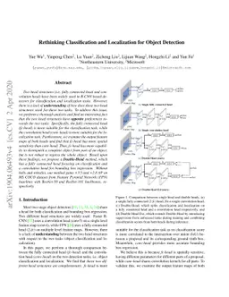 Rethinking Classification and Localization for Object Detection