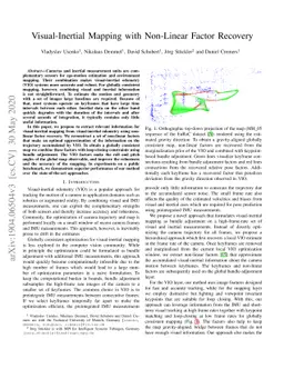 Visual-Inertial Mapping with Non-Linear Factor Recovery