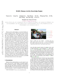 HAKE: Human Activity Knowledge Engine