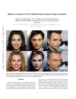 Biphasic Learning of GANs for High-Resolution Image-to-Image Translation