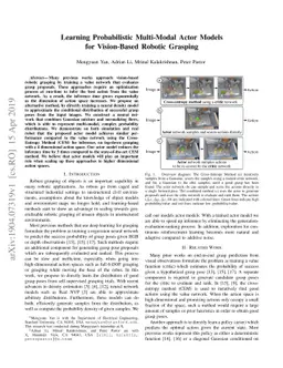 Learning Probabilistic Multi-Modal Actor Models for Vision-Based Robotic
  Grasping