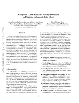 Complexer-YOLO: Real-Time 3D Object Detection and Tracking on Semantic
  Point Clouds