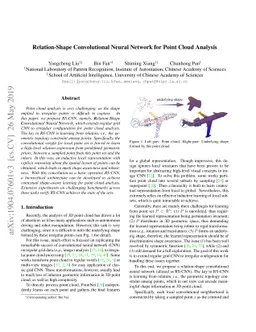 Relation-Shape Convolutional Neural Network for Point Cloud Analysis