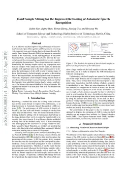 Hard Sample Mining for the Improved Retraining of Automatic Speech
  Recognition