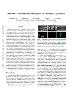 MHP-VOS: Multiple Hypotheses Propagation for Video Object Segmentation