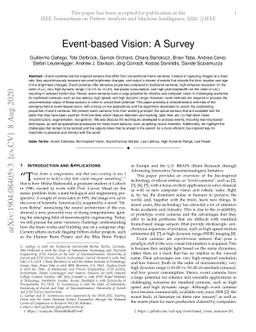 Event-based Vision: A Survey