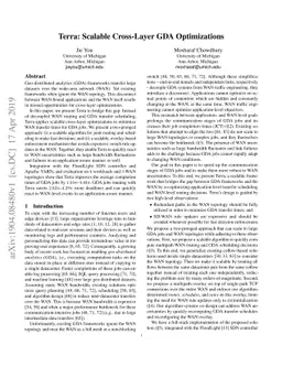 Terra: Scalable Cross-Layer GDA Optimizations