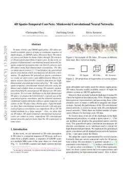 4D Spatio-Temporal ConvNets: Minkowski Convolutional Neural Networks