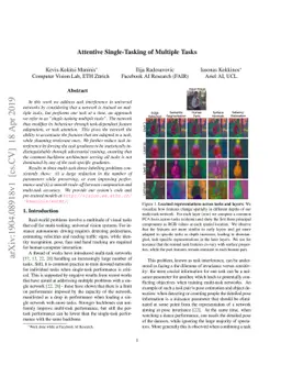 Attentive Single-Tasking of Multiple Tasks