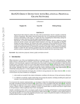 RepGN:Object Detection with Relational Proposal Graph Network